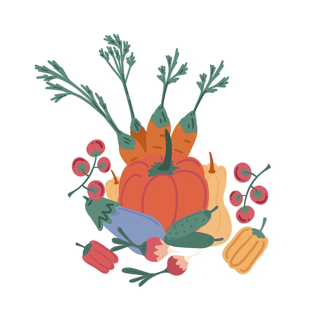 Zestaw warzyw sezonowych